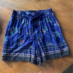 Angie High Waist Floral Shorts